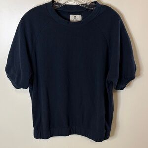 Dudley Stephens Dark Blue Fleece Top